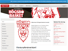 Tablet Screenshot of hogsbobasket.se